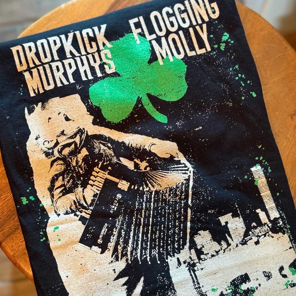 Dropkick Murphys x Flogging Molly Graphic Tee - Youth L (fits Woman’s Small)